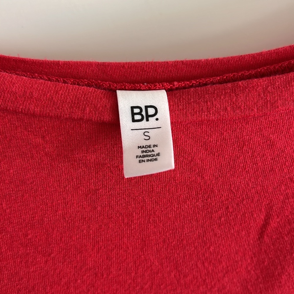 BP Ruffled Red Tee - Picture 2 of 3